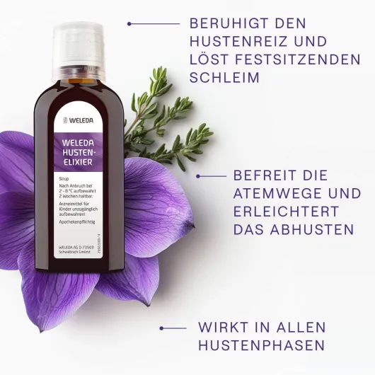 Weleda Hustenelixier 100 ml Sirup