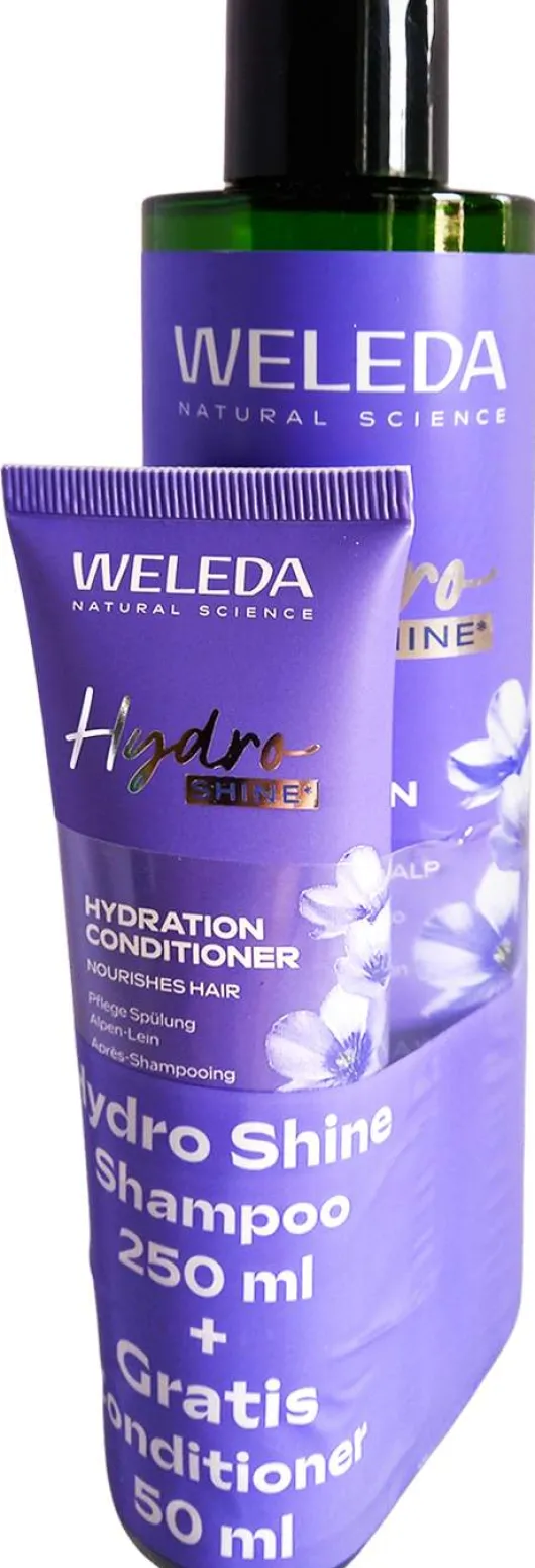 Weleda Hydro Shine Shampoo 250 ml + gratis Conditioner 50 ml 1 Set