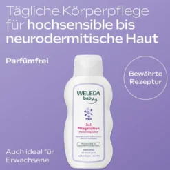 Weleda 3in1 weiße Malve Pflegelotion 200 ml