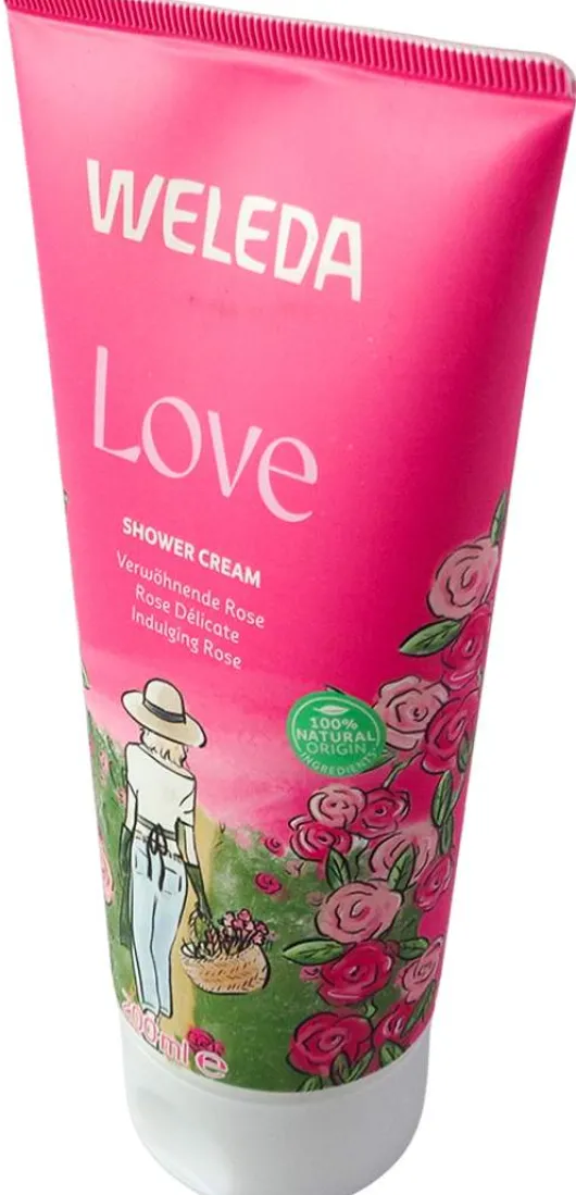Weleda Love Shower Cream Rose 200 ml