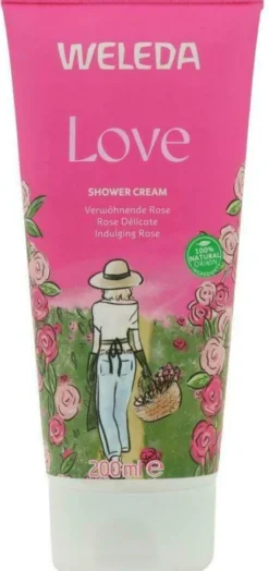 Weleda Love Shower Cream Rose 200 ml