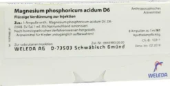 Weleda Magnesium Phosphoricum Acidum D6 8 X 1 ml Ampullen