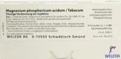 Weleda Magnesium Phosphoricum Acidum Tabacum 8 X 1 ml Ampullen