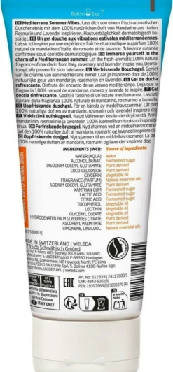 Weleda Mandarino Di Capri Shower Gel 200 ml