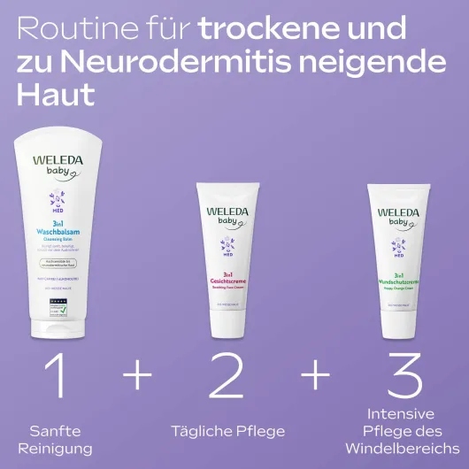 Weleda Med 3 in 1 Gesichtscreme Weiße Malve 50 ml