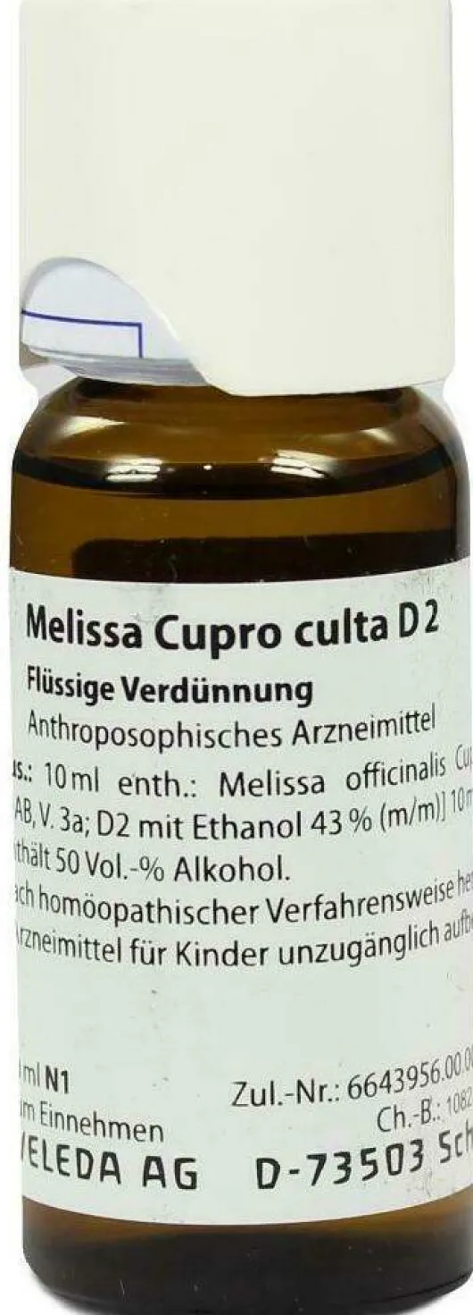 Weleda Melissa Cupro Culta D2 50 ml Dilution