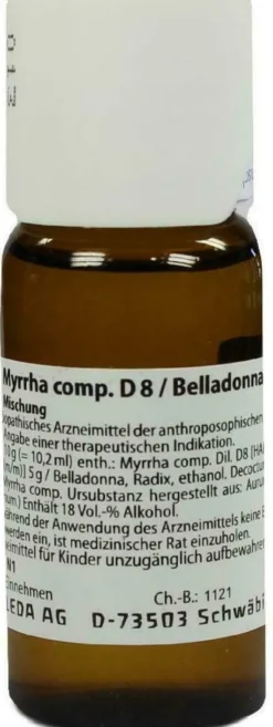 Weleda Myrrha Comp. D8 Belladonna Radix D10 Aa 50 ml Dilution