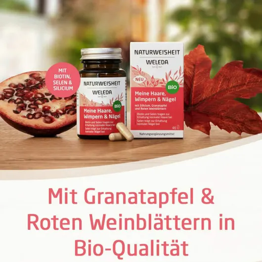 Weleda Naturweisheit Meine Haare, Wimpern & Nägel 46 Kapseln
