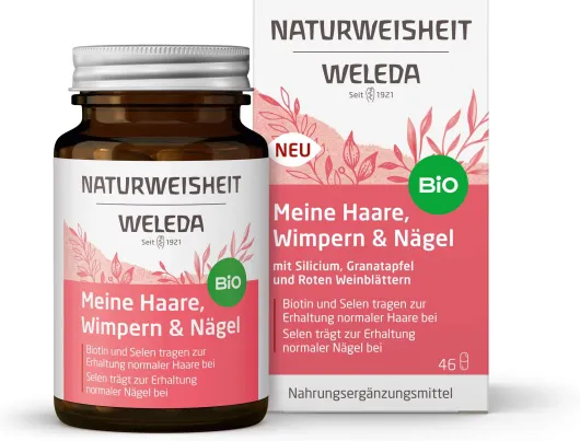 Weleda Naturweisheit Meine Haare, Wimpern & Nägel 46 Kapseln