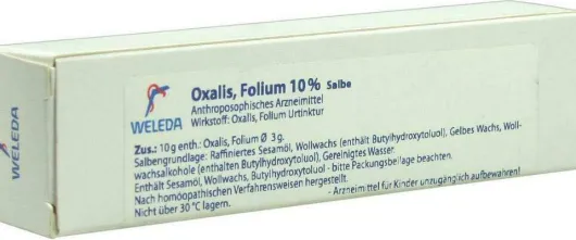 Weleda Oxalis Folium 10% 25 G Salbe
