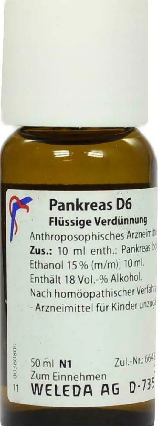 Weleda Pankreas D6 50 ml Dilution
