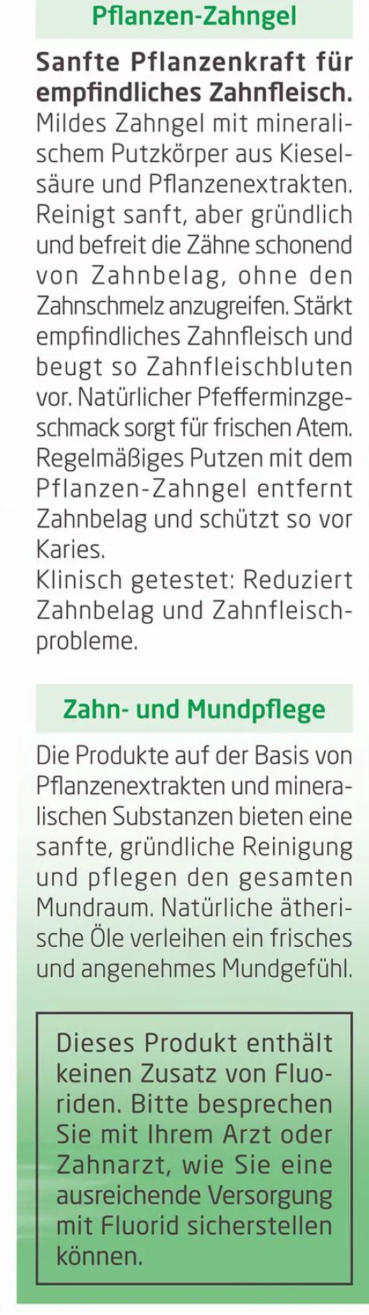 Weleda Pflanzen Zahngel 75 ml