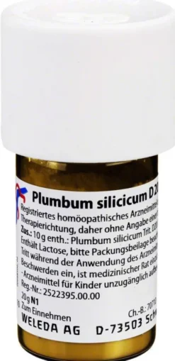 Weleda Plumbum Silicicum D20 20 G Trituration