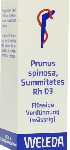 Weleda Prunus Spinosa, Summitates Rh D3 20 ml Dilution