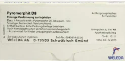 Weleda Pyromorphit D8 8 X 1 ml Ampullen