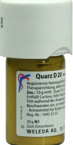 Weleda Quarz D20 20 G Trituration