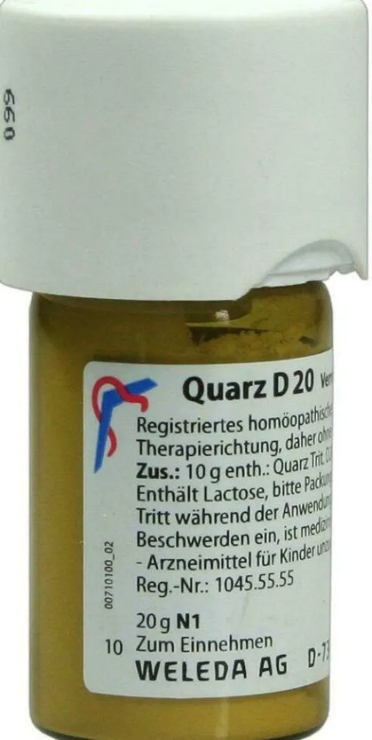 Weleda Quarz D20 20 G Trituration