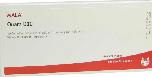 Weleda Quarz D30 10 X 1 ml Ampullen