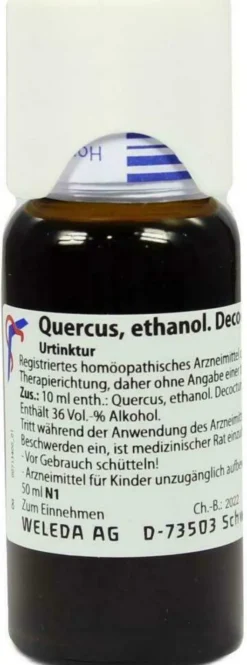 Weleda Quercus Ethanol. Decoctum D1 50 ml Dilution