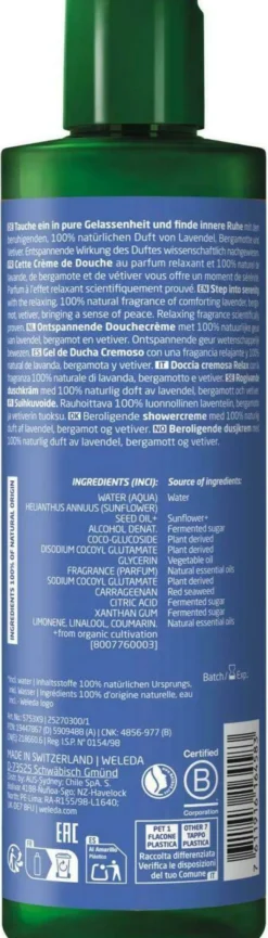 Weleda Relax Shower Cream Lavendel 400 ml