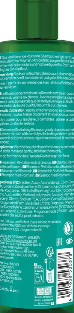 Weleda Rosmarin Shampoo 250 ml