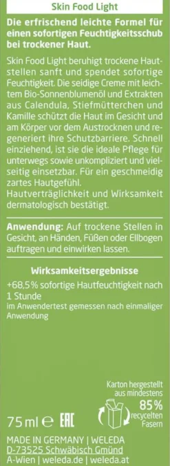 Weleda Skin Food Light 75 ml