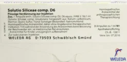 Weleda Solutio Siliceae Comp. D6 8 X 1 ml Ampullen