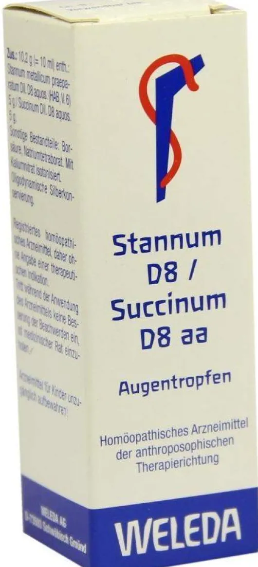 Weleda Stannum D8 Succinum D8 Aa