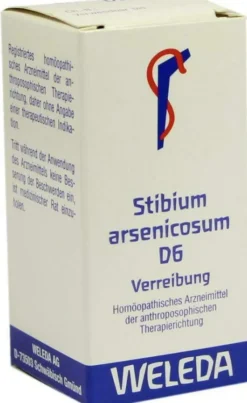 Weleda Stibium Arsenicosum D6 20 G Trituration