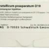 Weleda Stibium Metallicum Praeparatum D10 8 X 1 ml Ampullen