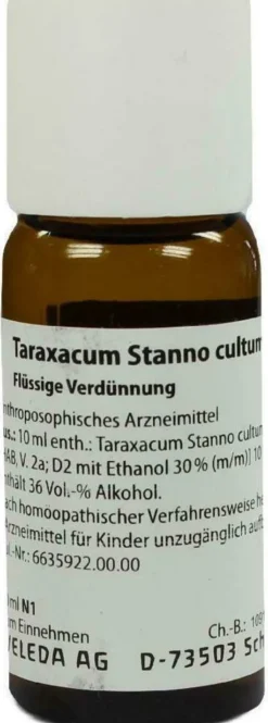 Weleda Taraxacum Stanno Cultum D2 Dilution 50 ml