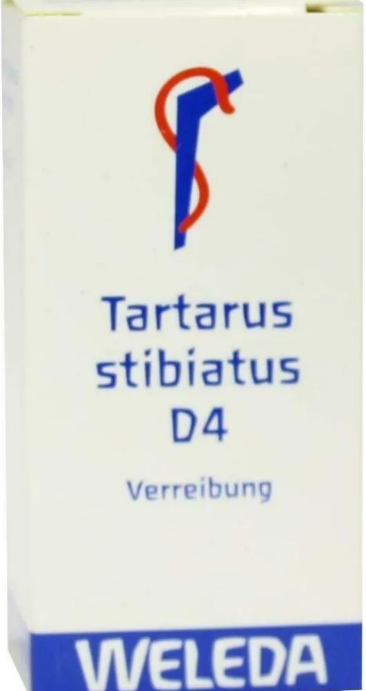 Weleda Tartarus Stibiatus D4 20 G Trituration