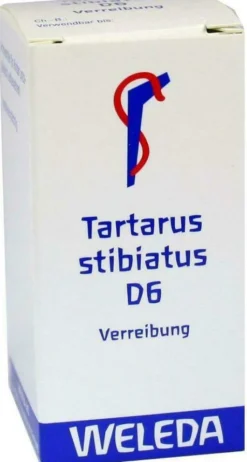 Weleda Tartarus Stibiatus D6 20 G Trituration