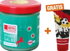 WEPA Pferdesalbe 500 ml Dose + gratis WM Duschgel 75 ml