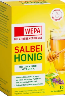 WEPA Salbei + Honig + Vitamin C +zink 10 X 10 Pulver