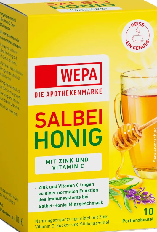 WEPA Salbei + Honig + Vitamin C +zink 10 X 10 Pulver
