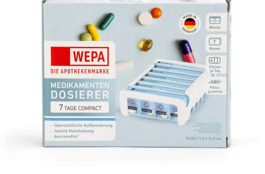 WEPA 7 Tage Compact Wochenmagazin Weiß-Blau