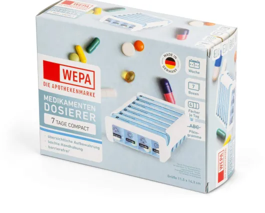 WEPA 7 Tage Compact Wochenmagazin Weiß-Blau