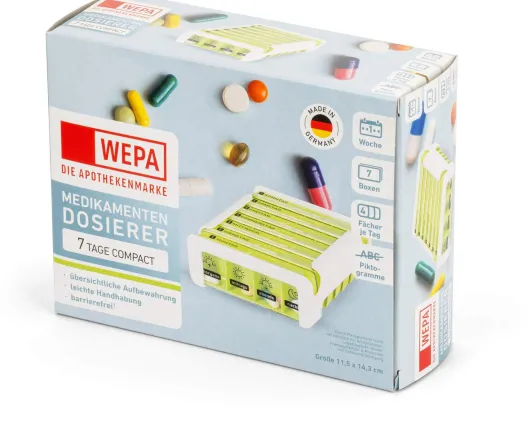 WEPA 7 Tage Compact Wochenmagazin weiß-grün