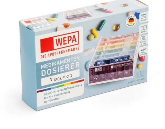 WEPA 7 Tage Wochenmagazin Regenbogen-Piktogramme