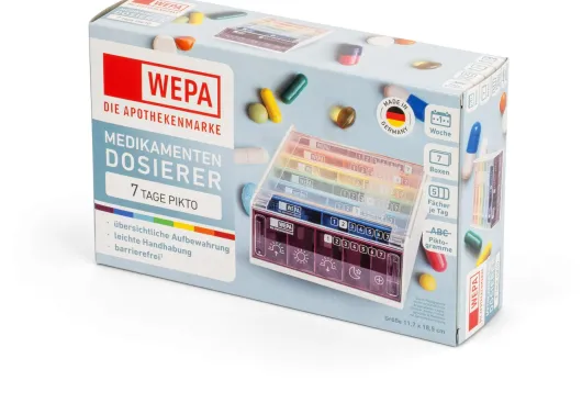 WEPA 7 Tage Wochenmagazin Regenbogen-Piktogramme