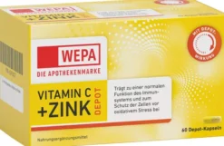 WEPA Vitamin C + Zink Depot 60 Kapseln