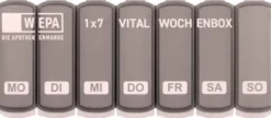 WEPA 1x7 Vital Wochenbox in grau 1 Stück