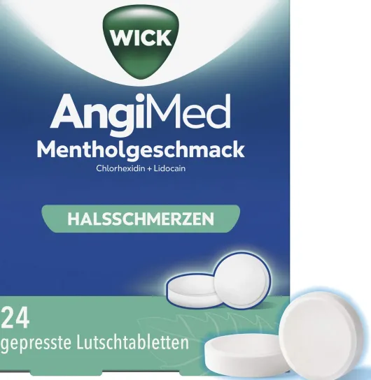 WICK AngiMed Mentholgeschmack 24 Lutschtabletten