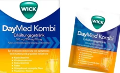 WICK DayMed Kombi Erkältungsgetränk 10 Beutel Pulver
