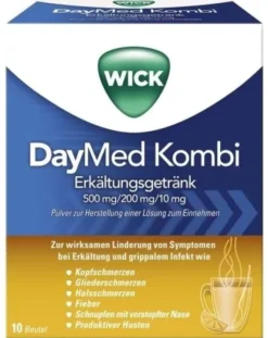 WICK DayMed Kombi Erkältungsgetränk 10 Beutel Pulver
