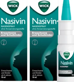 WICK Nasivin Nasenspray oK Erwachsene und Schulkinder 2 x 10 ml