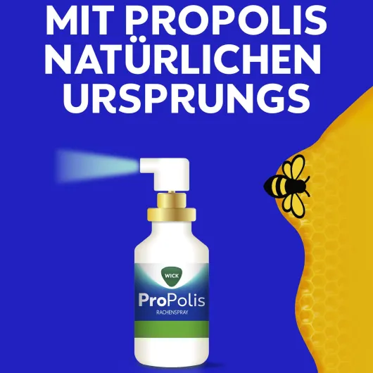 WICK ProPolis Rachenspray mit Honiggeschmack 20 ml
