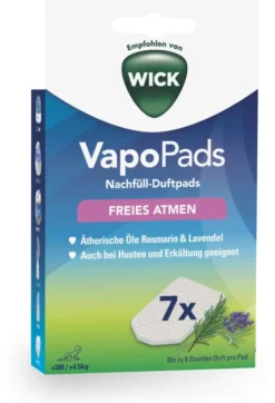 Wick Vapo Nachfüll-Pads Rosmarin-Lavendel Duft 7 Stück
