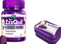 Wick ZzzQuil Gute Nacht Intens 30 Stück + gratis Wick ZzzQuil Reise-Dose 1 Stück